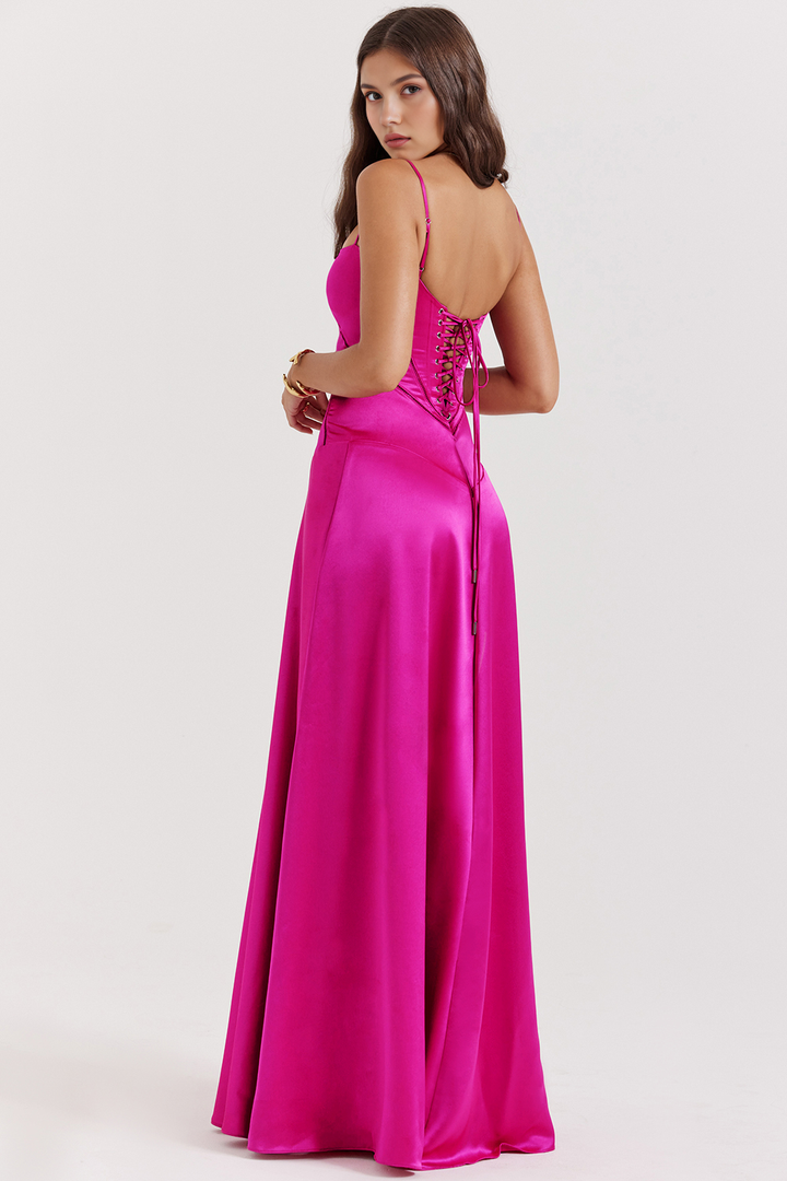 Noelle | Vestido de Noche con Corsé Elegante