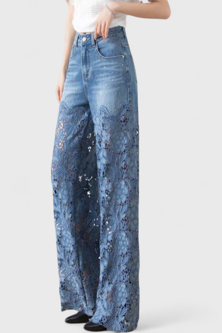 Jasiel | Lace Palazzo
