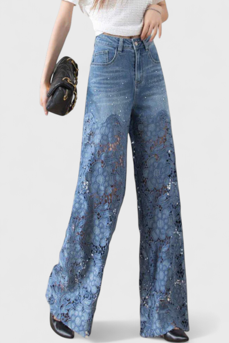Jasiel | Lace Palazzo