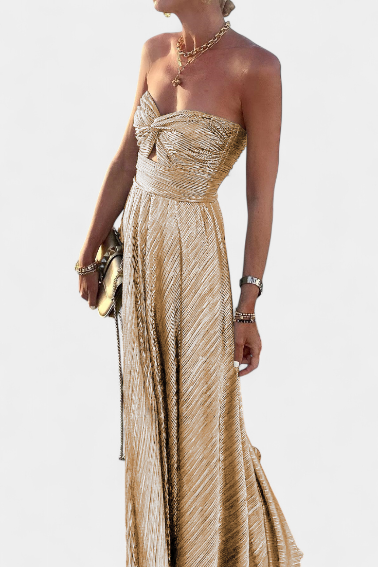 Onelia | Vestido Metálico