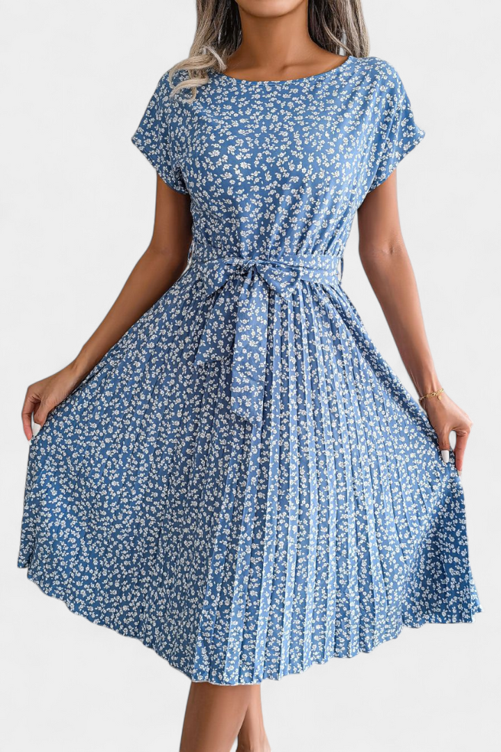 Galilea | Vestido Midi Floral de Inspiración Campestre