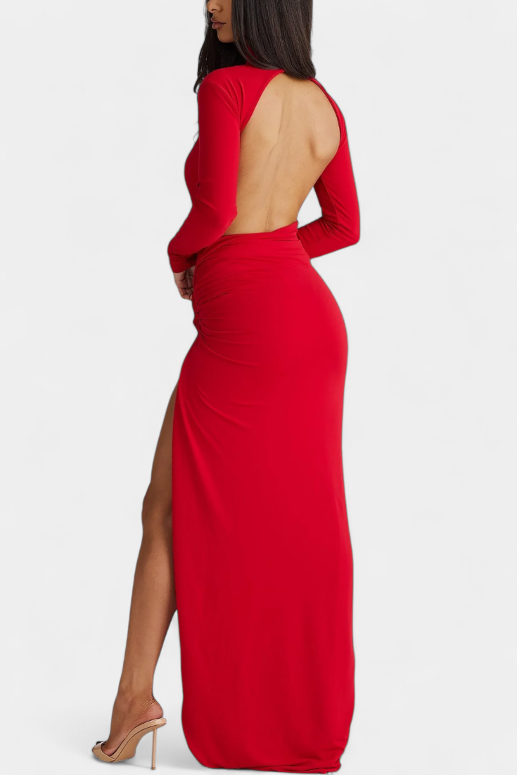 Lira | Vestido de Espalda Abierta | Atemporal