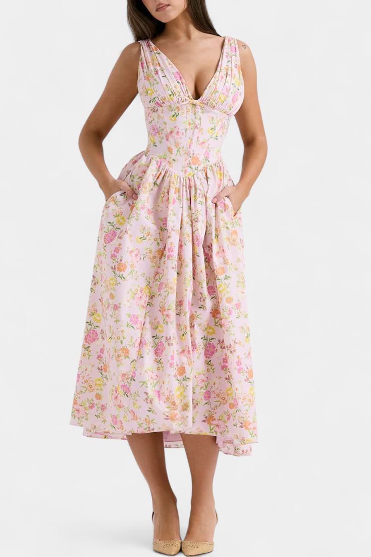 Margie | Vestido V Floral